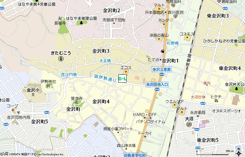 アイパルメガネ　日立店付近の地図